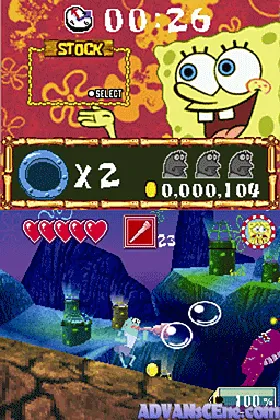 Drawn to Life - SpongeBob SquarePants Edition (USA) (En,Fr) screen shot game playing